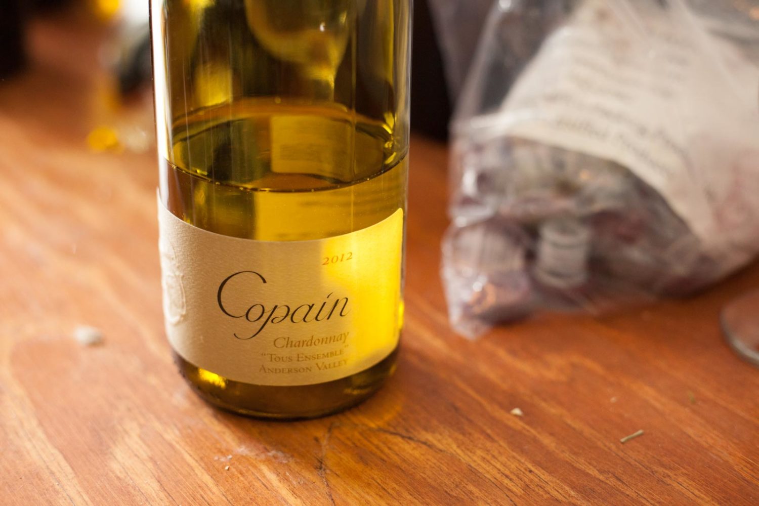 One of the many times a bottle of Copain appeared before me: at the hedonistic bacchanal of the Aspen Food & Wine Classic in 2014. ©Kevin Day / Opening a Bottle