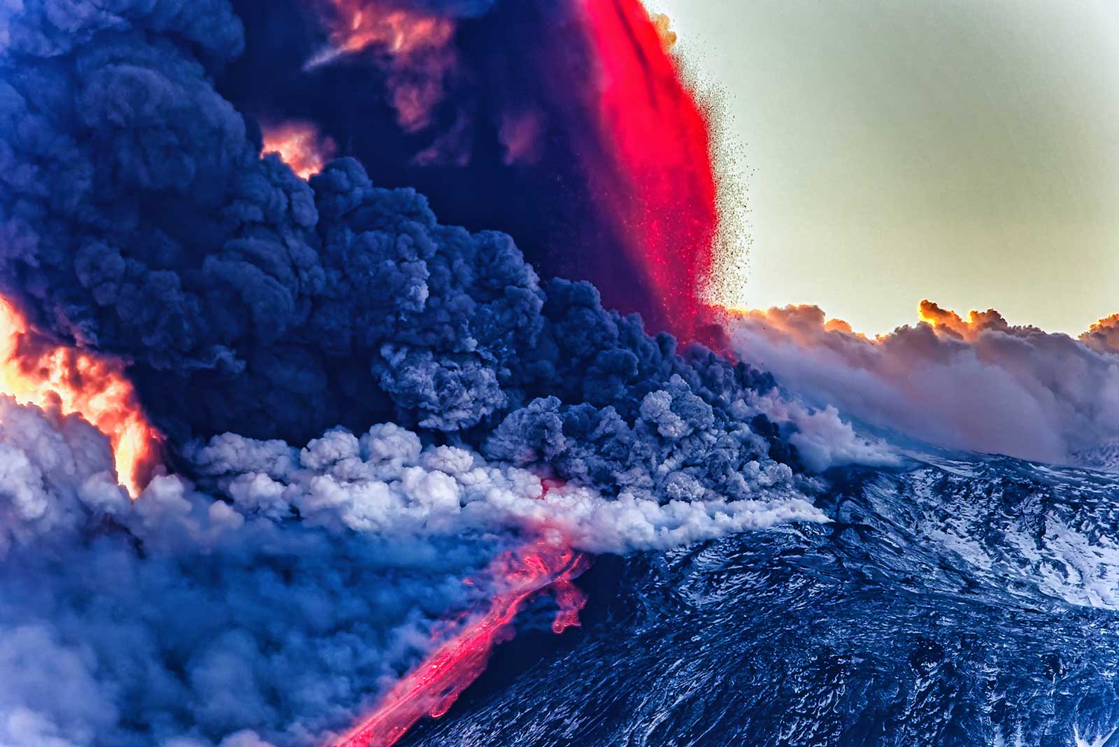 A recent spate of eruptions on Mount Etna has sent lava fountains soaring hundreds of meters into the air. (Stock photo)